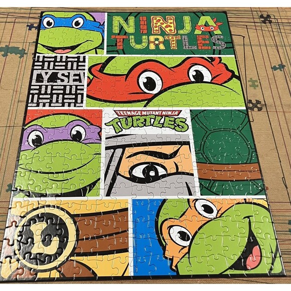 Teenage Mutant Ninja Turtles 300 Large Pieces Cozy Puzzle 2023 Complete TMNT - Picture 3 of 4